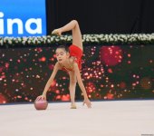 Bədii gimnastika üzrə 3-cü beynəlxalq “Ocaq kuboku” davam edir (FOTO)