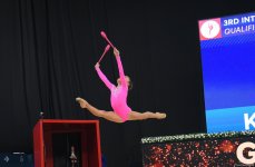 Bədii gimnastika üzrə 3-cü beynəlxalq “Ocaq kuboku” davam edir (FOTO)