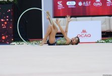 Bədii gimnastika üzrə 3-cü beynəlxalq “Ocaq kuboku” davam edir (FOTO)