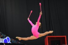 Bədii gimnastika üzrə 3-cü beynəlxalq “Ocaq kuboku” davam edir (FOTO)