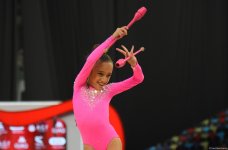 Bədii gimnastika üzrə 3-cü beynəlxalq “Ocaq kuboku” davam edir (FOTO)