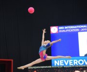 Bədii gimnastika üzrə 3-cü beynəlxalq “Ocaq kuboku” davam edir (FOTO)