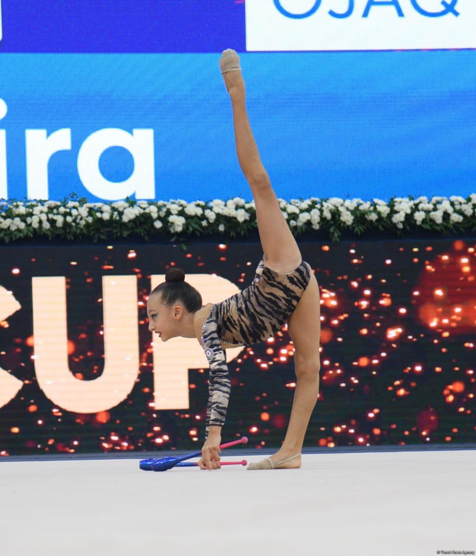 Bədii gimnastika üzrə 3-cü beynəlxalq “Ocaq kuboku” davam edir (FOTO)