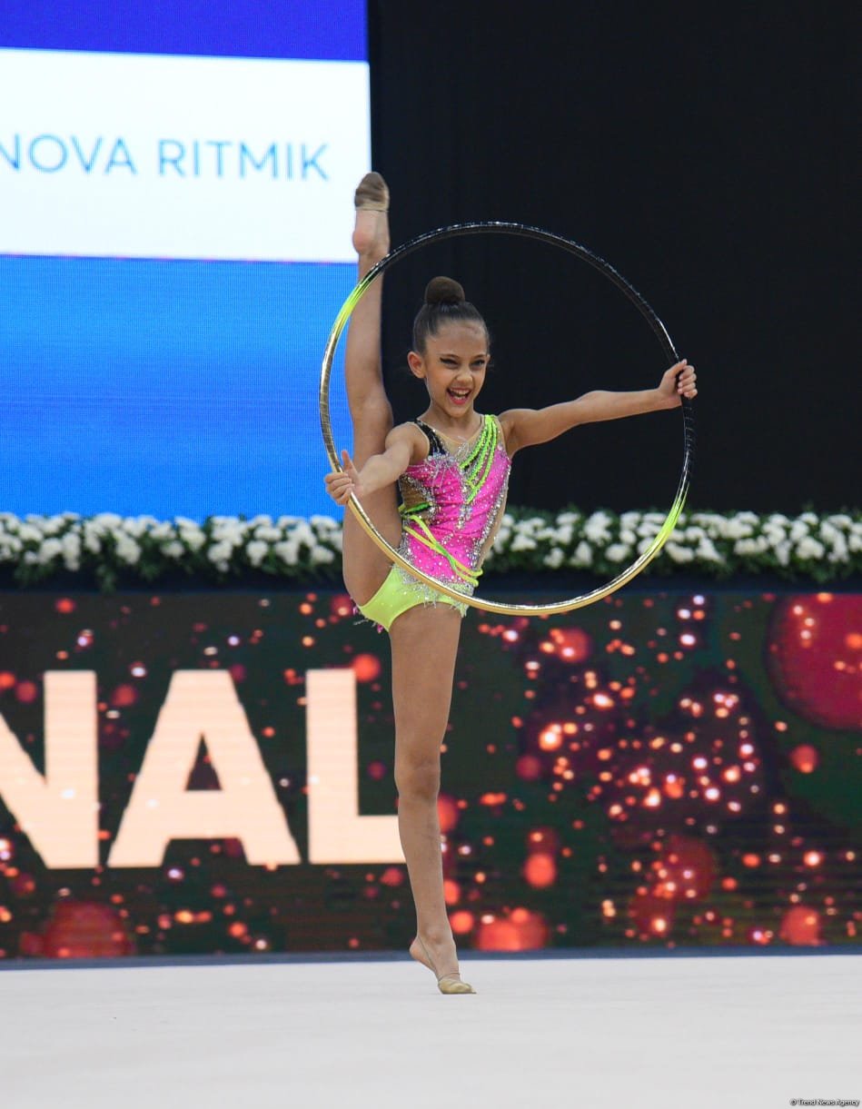 Bədii gimnastika üzrə 3-cü beynəlxalq “Ocaq kuboku” davam edir (FOTO)