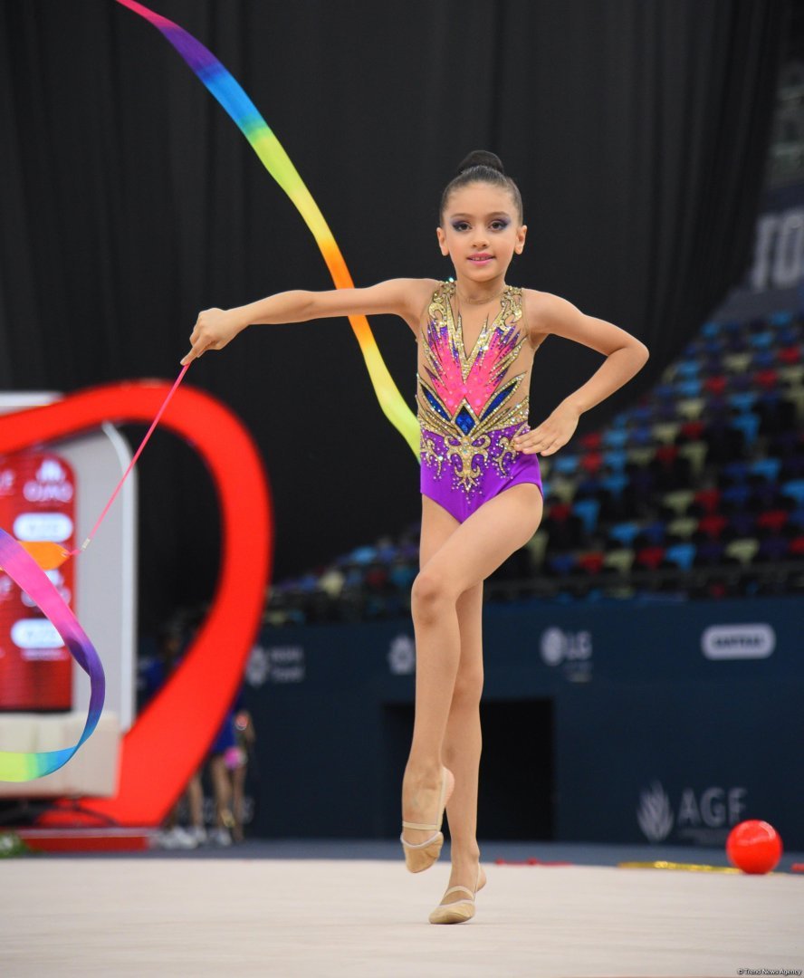 Bədii gimnastika üzrə 3-cü beynəlxalq “Ocaq kuboku” davam edir (FOTO)