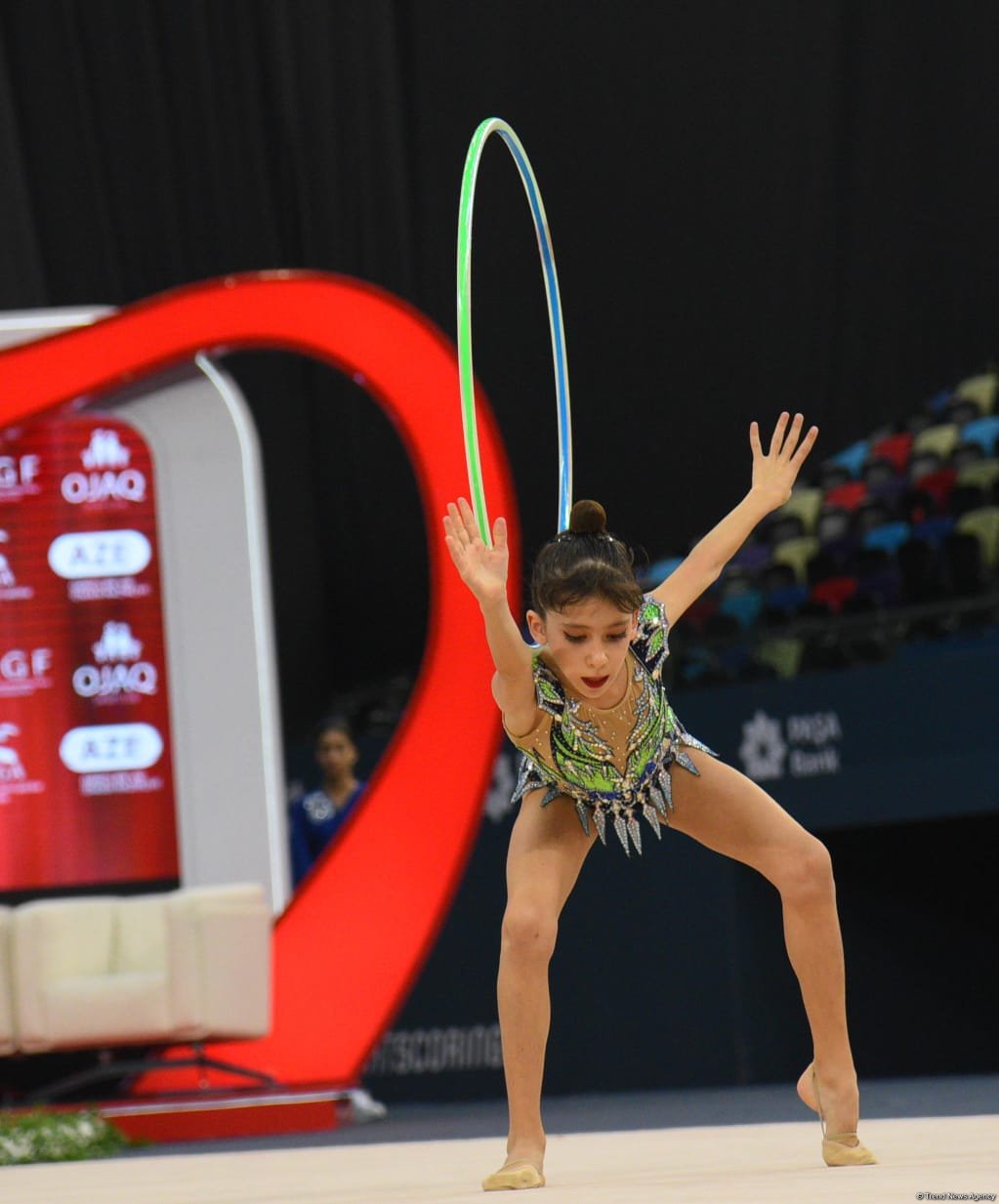 Bədii gimnastika üzrə 3-cü beynəlxalq “Ocaq kuboku” davam edir (FOTO)