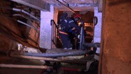 Fövqəladə Hallar Nazirliyi metroda təlim keçirdib (FOTO/VİDEO)