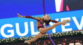 Bədii gimnastika  üzrə 3-cü beynəlxalq “Ocaq kuboku”nun 3 cü günü start götürüb (FOTO)