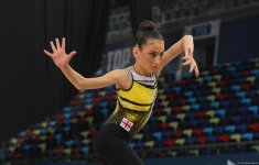 Bədii gimnastika  üzrə 3-cü beynəlxalq “Ocaq kuboku”nun 3 cü günü start götürüb (FOTO)