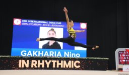 Bədii gimnastika  üzrə 3-cü beynəlxalq “Ocaq kuboku”nun 3 cü günü start götürüb (FOTO)