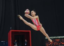 Bədii gimnastika  üzrə 3-cü beynəlxalq “Ocaq kuboku”nun 3 cü günü start götürüb (FOTO)