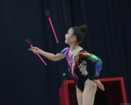 Bədii gimnastika  üzrə 3-cü beynəlxalq “Ocaq kuboku”nun 3 cü günü start götürüb (FOTO)