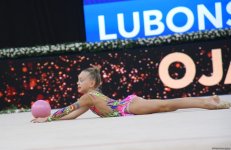 Bədii gimnastika  üzrə 3-cü beynəlxalq “Ocaq kuboku”nun 3 cü günü start götürüb (FOTO)