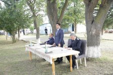 Əhmədoba kəndində səyyar qəbul və ekoloji aksiya keçirilib (FOTO)
