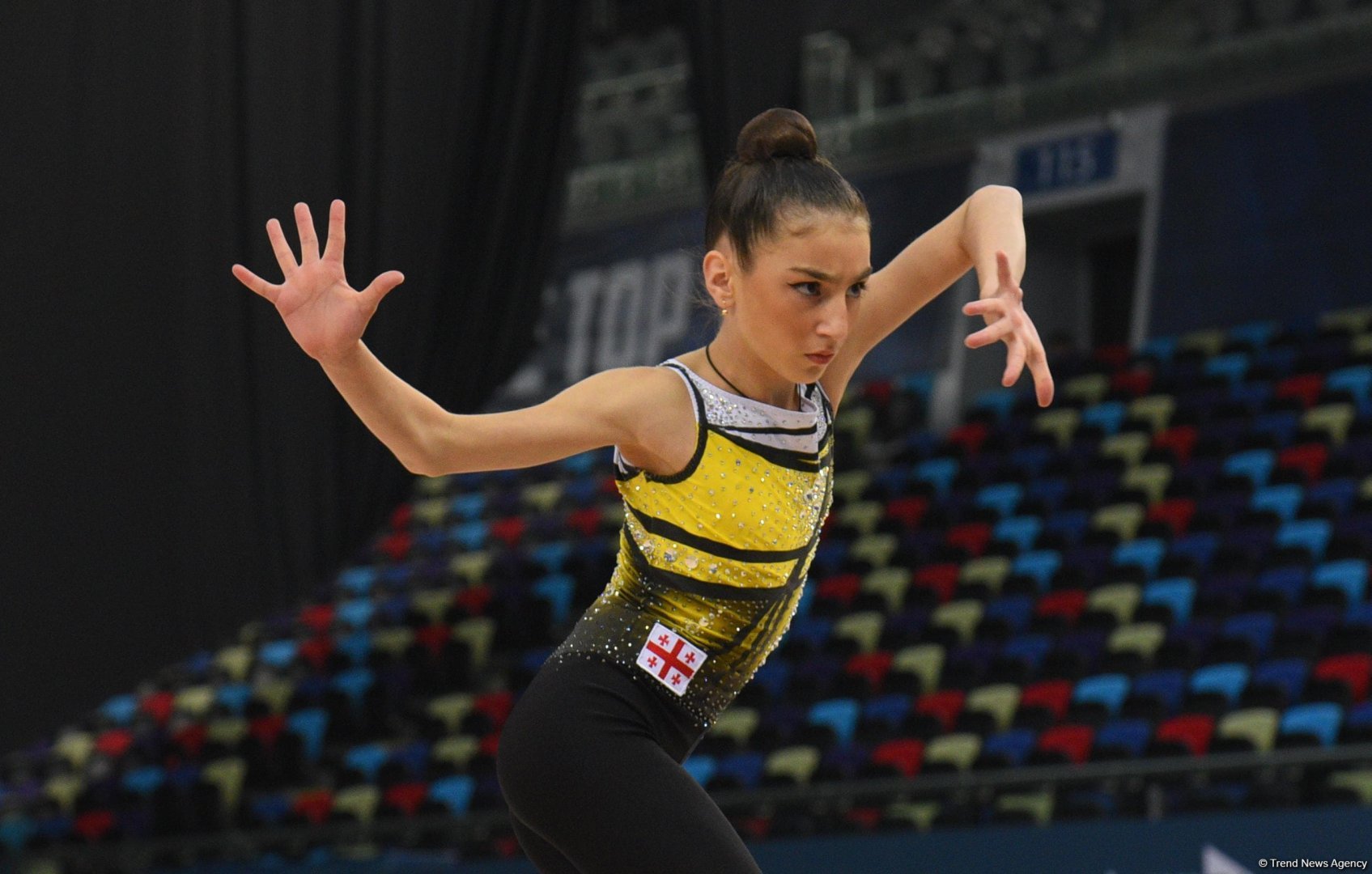 Bədii gimnastika  üzrə 3-cü beynəlxalq “Ocaq kuboku”nun 3 cü günü start götürüb (FOTO)