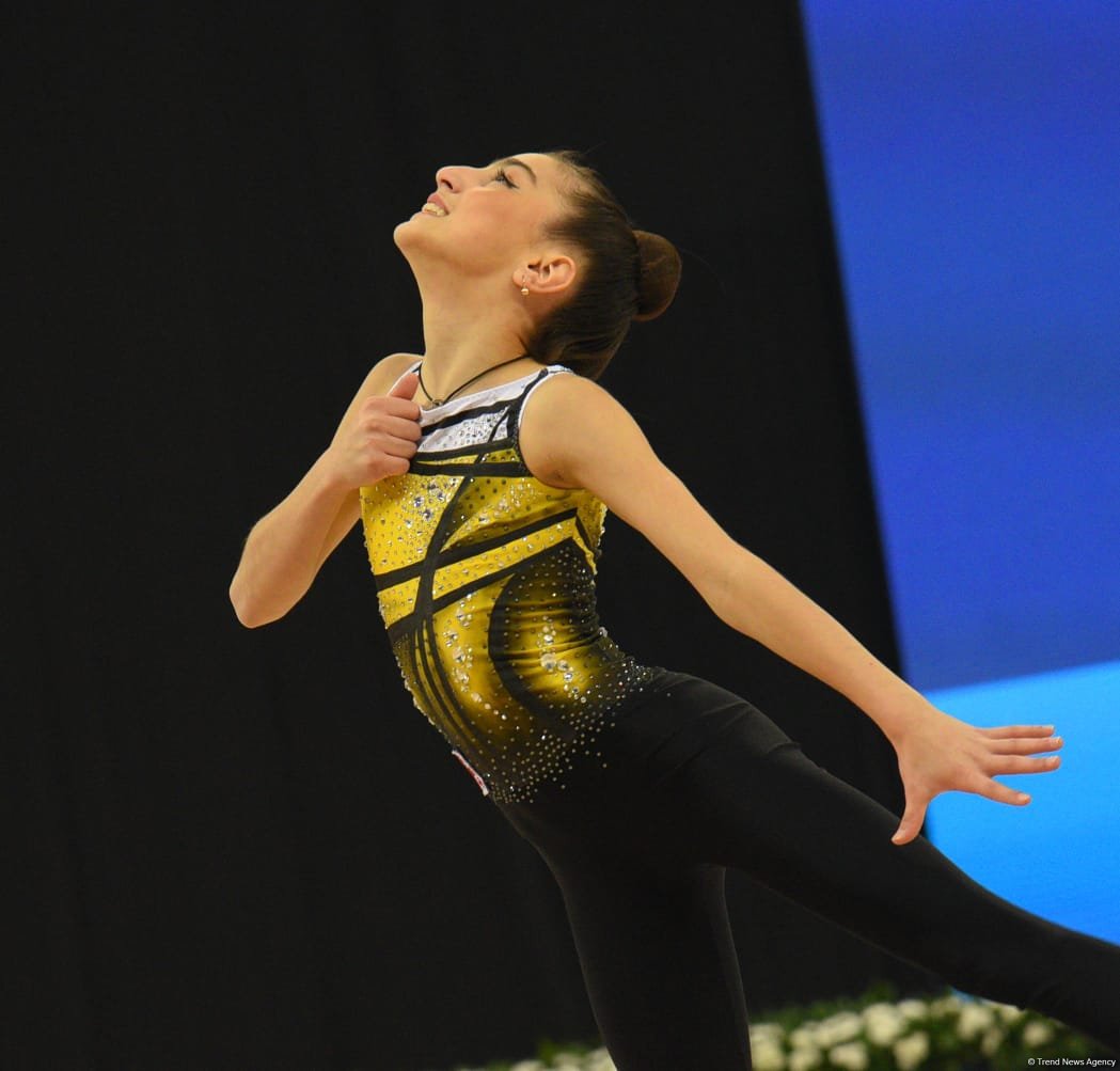 Bədii gimnastika  üzrə 3-cü beynəlxalq “Ocaq kuboku”nun 3 cü günü start götürüb (FOTO)