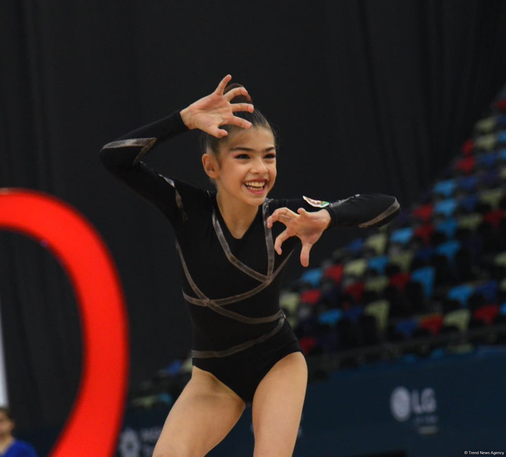 Bədii gimnastika  üzrə 3-cü beynəlxalq “Ocaq kuboku”nun 3 cü günü start götürüb (FOTO)