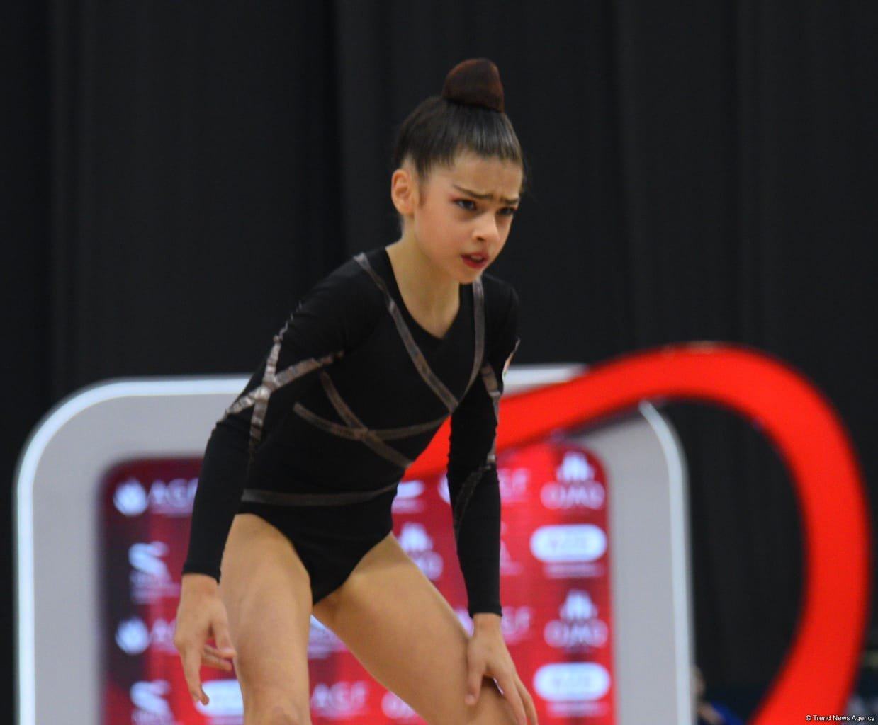Bədii gimnastika  üzrə 3-cü beynəlxalq “Ocaq kuboku”nun 3 cü günü start götürüb (FOTO)