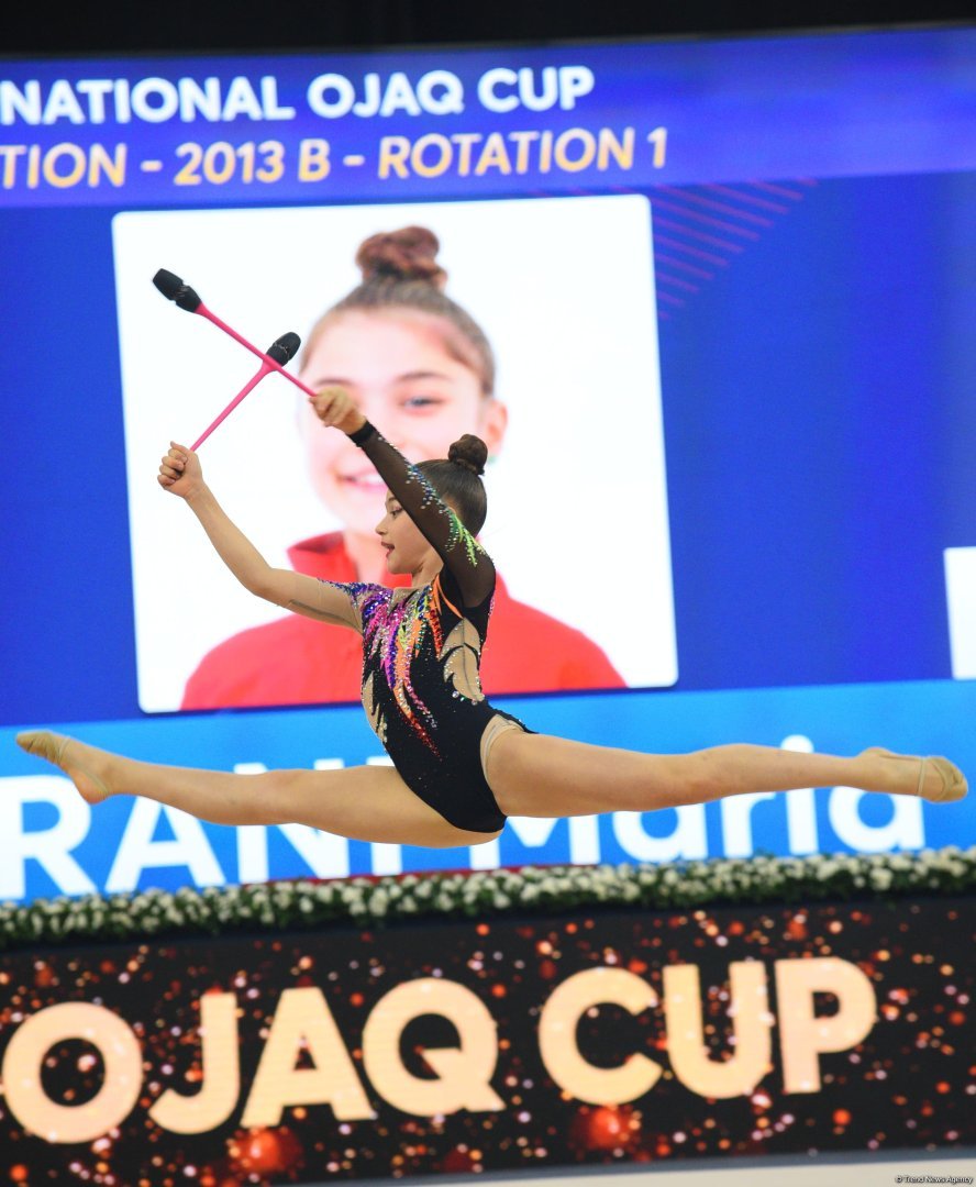Bədii gimnastika  üzrə 3-cü beynəlxalq “Ocaq kuboku”nun 3 cü günü start götürüb (FOTO)