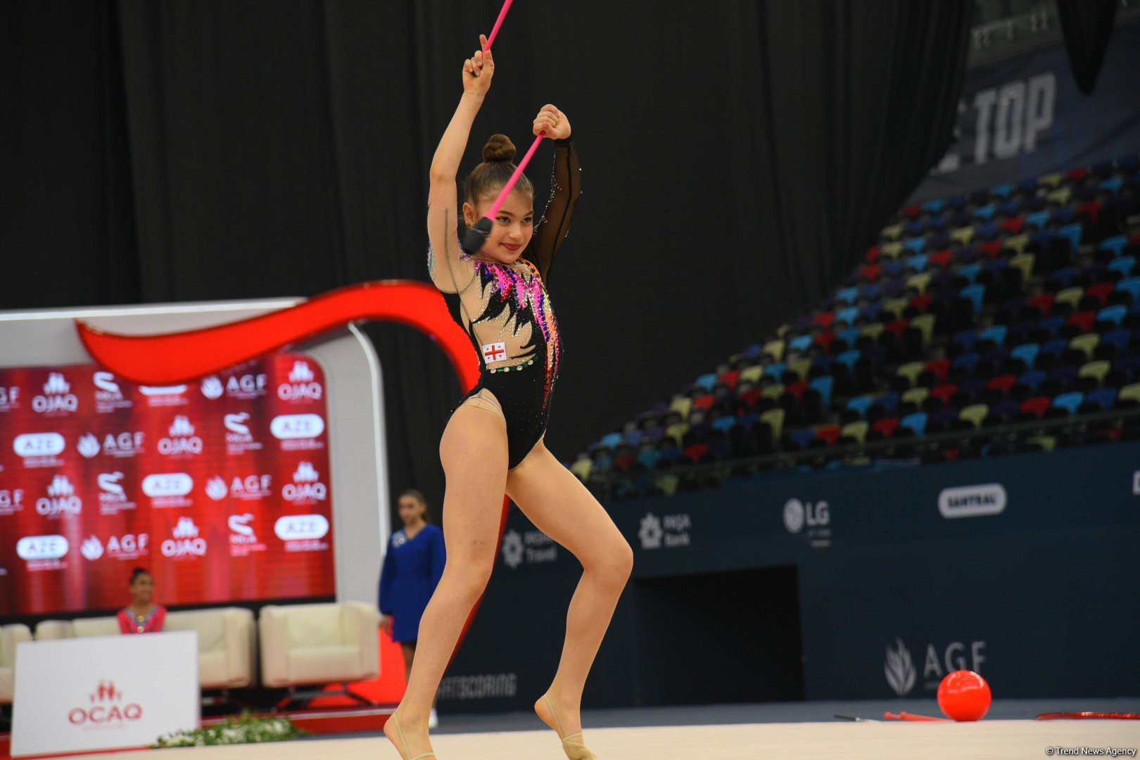 Bədii gimnastika  üzrə 3-cü beynəlxalq “Ocaq kuboku”nun 3 cü günü start götürüb (FOTO)
