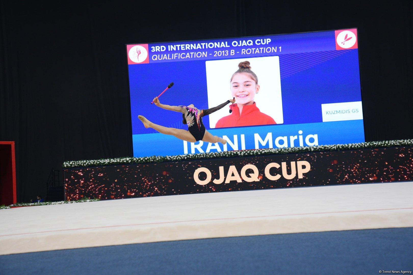 Bədii gimnastika  üzrə 3-cü beynəlxalq “Ocaq kuboku”nun 3 cü günü start götürüb (FOTO)
