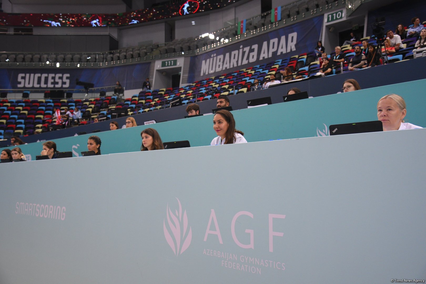 Bədii gimnastika  üzrə 3-cü beynəlxalq “Ocaq kuboku”nun 3 cü günü start götürüb (FOTO)