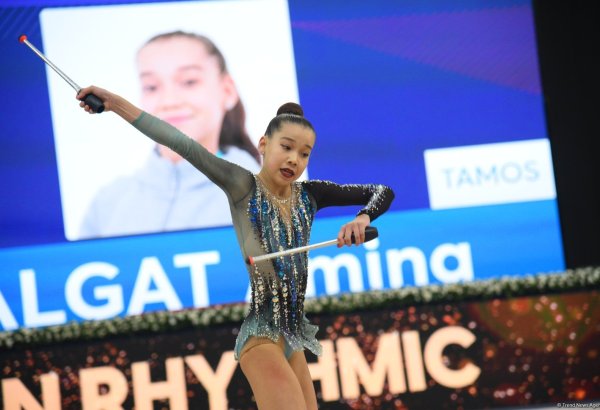 Bədii gimnastika üzrə 3-cü beynəlxalq “Ocaq kuboku”nun sonuncu günü start götürüb (FOTO)