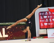 Bədii gimnastika üzrə 3-cü beynəlxalq “Ocaq kuboku”nun sonuncu günü start götürüb (FOTO)