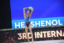 Bədii gimnastika üzrə 3-cü beynəlxalq “Ocaq kuboku”nun sonuncu günü start götürüb (FOTO)