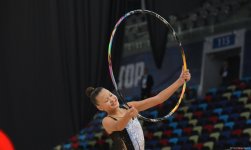 Bədii gimnastika üzrə 3-cü beynəlxalq “Ocaq kuboku”nun sonuncu günü start götürüb (FOTO)