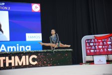 Bədii gimnastika üzrə 3-cü beynəlxalq “Ocaq kuboku”nun sonuncu günü start götürüb (FOTO)