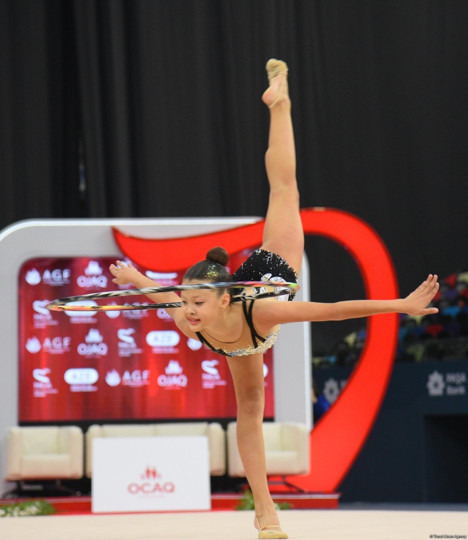 Bədii gimnastika üzrə 3-cü beynəlxalq “Ocaq kuboku”nun sonuncu günü start götürüb (FOTO)