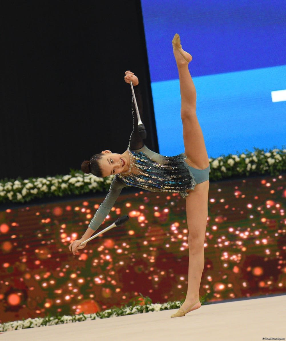 Bədii gimnastika üzrə 3-cü beynəlxalq “Ocaq kuboku”nun sonuncu günü start götürüb (FOTO)