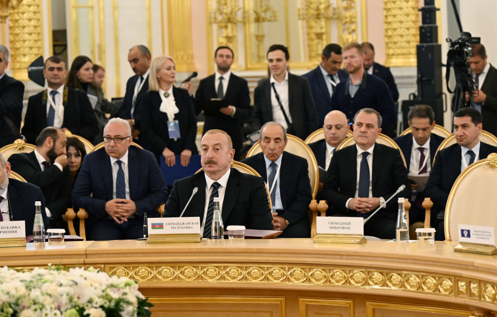 Prezident İlham Əliyev Moskvada MDB Dövlət Başçıları Şurasının iclasında iştirak edib (FOTO/VİDEO) (YENİLƏNİB-4)