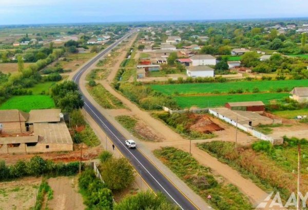 Neftçalada 42 km uzunluğa malik yolların yenidən qurulması yekunlaşdı