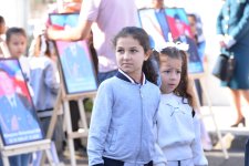 Cəbrayıl şəhər tam orta məktəbində ilk dərs günüdür (FOTO)