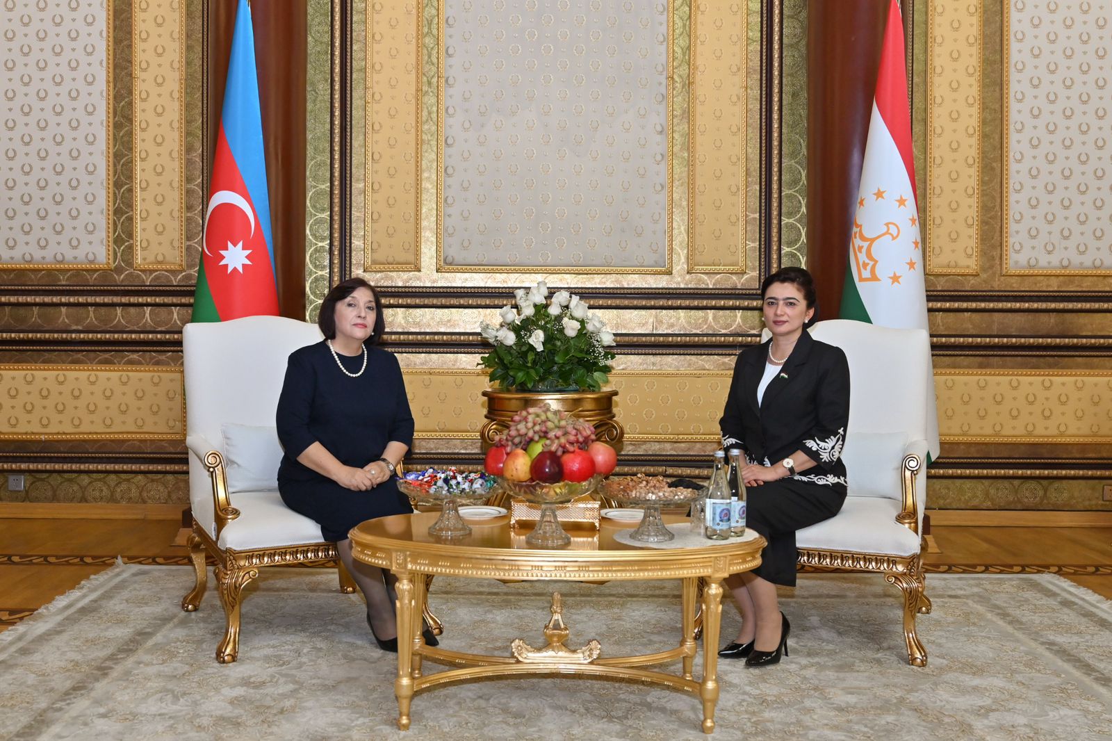 Sahibə Qafarova Tacikistana işgüzar səfərə gedib (FOTO)