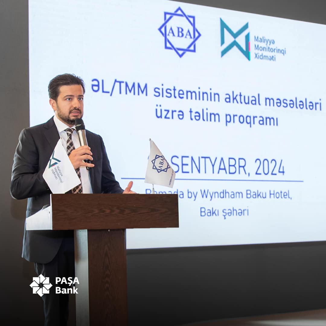 "PAŞA Bank" ƏL/TMM tədbirləri çərçivəsində keçirilən təlimdə iştirak edib