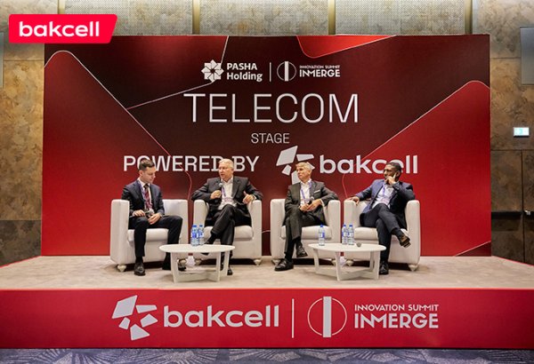 “Bakcell”in baş icraçı direktoru “INMerge” İnnovasiya Sammitində çıxış edib (FOTO)