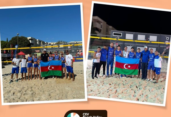 Çimərlik voleybolu üzrə təmsilçilərimiz 1/4 finalda
