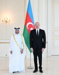 Prezident İlham Əliyev Qətərin Azərbaycanda yeni təyin olunmuş səfirinin etimadnaməsini qəbul edib (FOTO/VİDEO) (YENİLƏNİB)