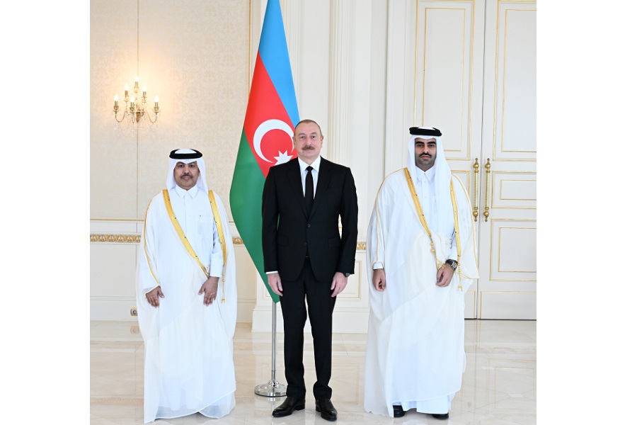 Prezident İlham Əliyev Qətərin Azərbaycanda yeni təyin olunmuş səfirinin etimadnaməsini qəbul edib (FOTO/VİDEO) (YENİLƏNİB)