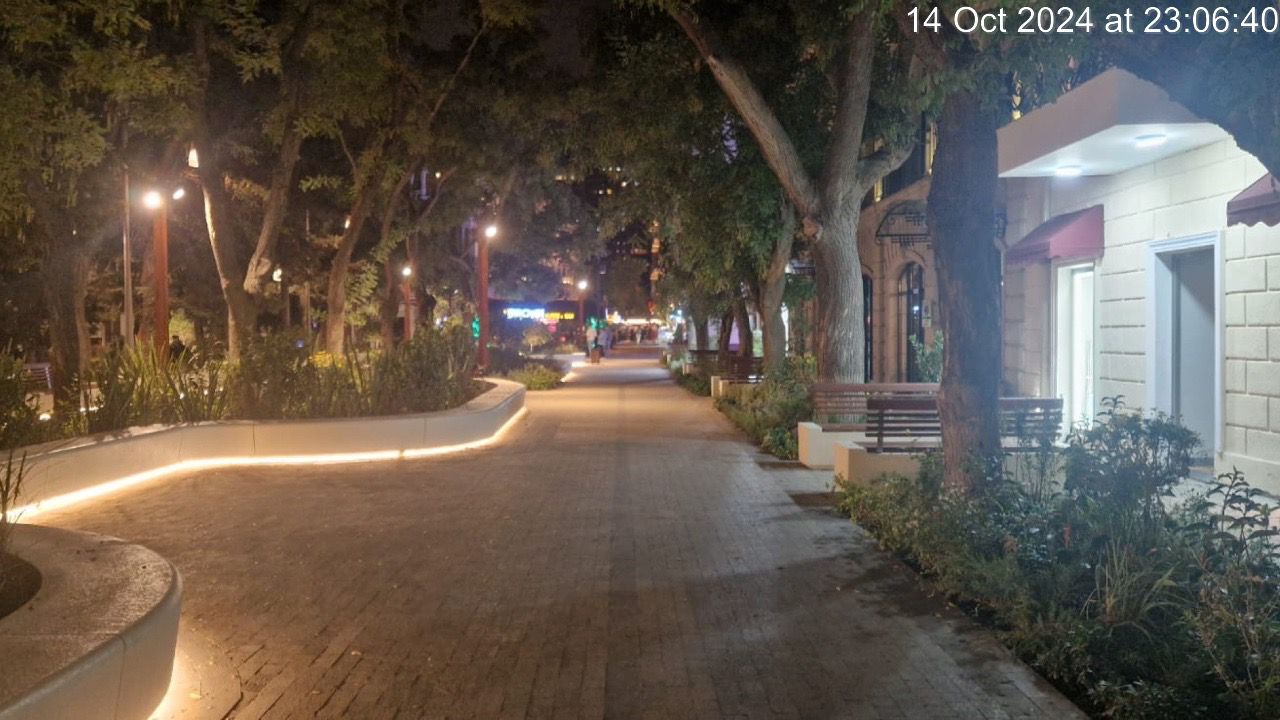 Xaqani parkında ictimai iaşə obyektinin zəbt etdiyi ərazi boşaldılıb (FOTO)