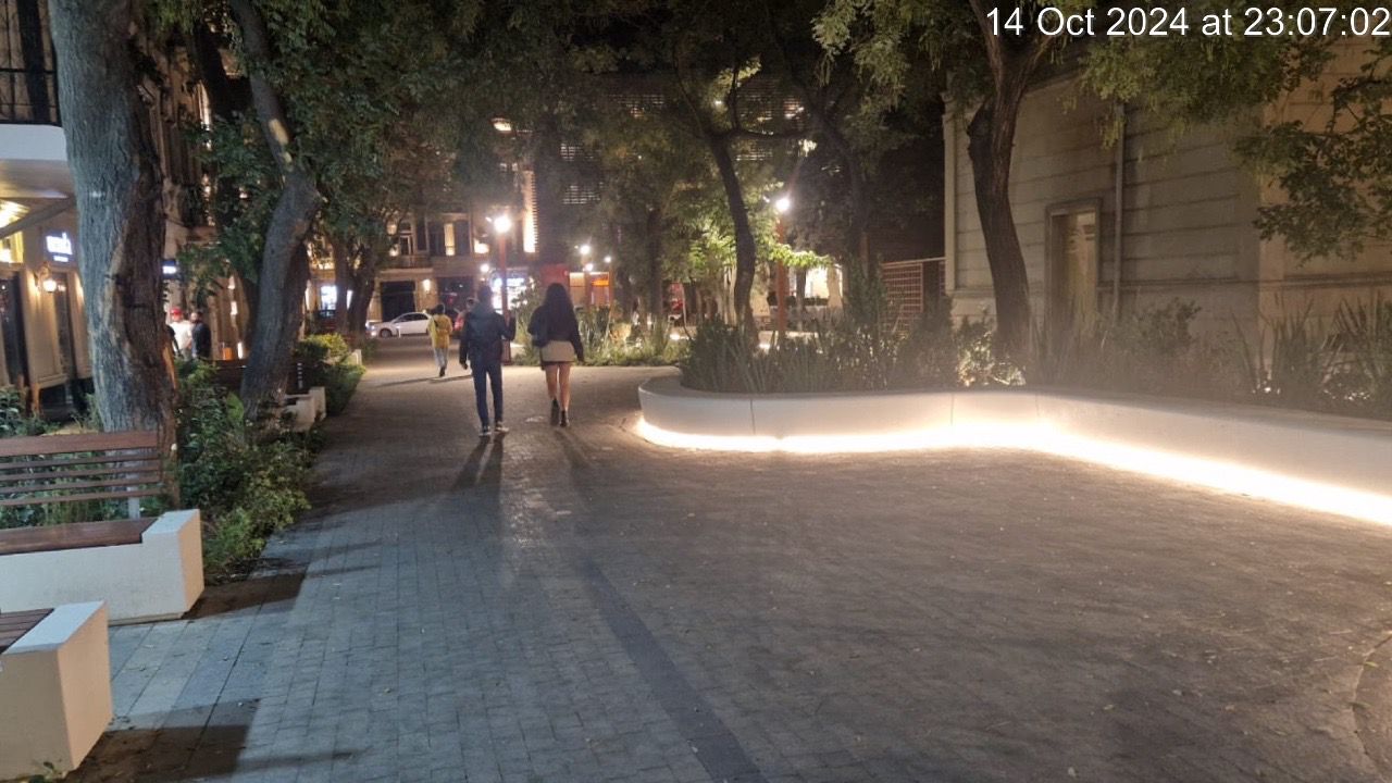 Xaqani parkında ictimai iaşə obyektinin zəbt etdiyi ərazi boşaldılıb (FOTO)