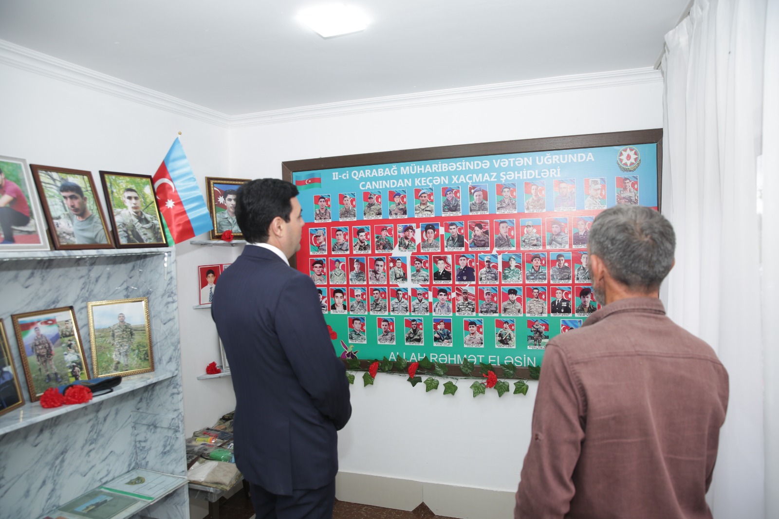 Xaçmazda Antiterror əməliyyatı şəhidi Elvin Qayıbovun ailəsi ziyarət olunub (FOTO)