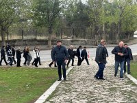 Gürcüstandan olan bir qrup azərbaycanlının işğaldan azad edilmiş ərazilərə səfəri başlayıb (FOTO)
