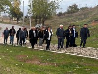 Gürcüstandan olan bir qrup azərbaycanlının işğaldan azad edilmiş ərazilərə səfəri başlayıb (FOTO)