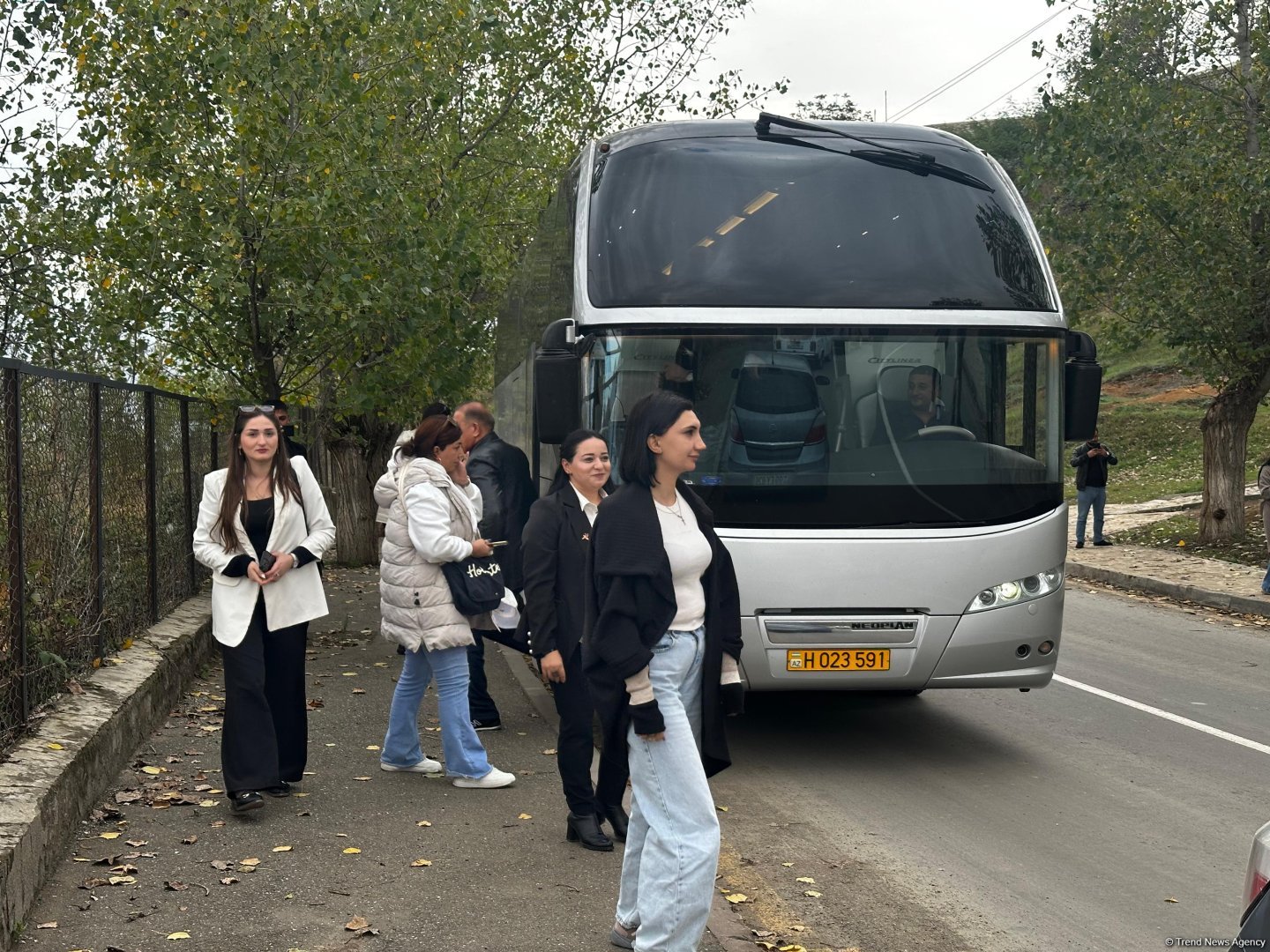 Gürcüstandan olan bir qrup azərbaycanlının işğaldan azad edilmiş ərazilərə səfəri başlayıb (FOTO)
