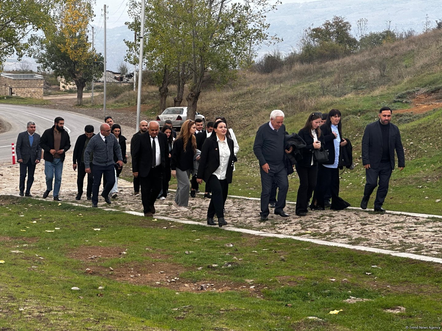 Gürcüstandan olan bir qrup azərbaycanlının işğaldan azad edilmiş ərazilərə səfəri başlayıb (FOTO)