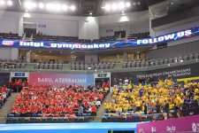 Bakıda keçirilən “TeamGym” üzrə Avropa çempionatının üçüncü gününə start verilib (FOTO)